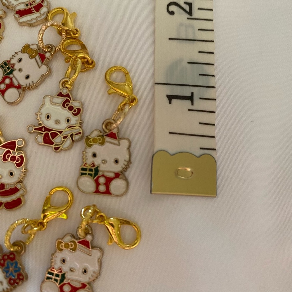 1-hello kitty charm to clip any where.  Cute Charms